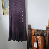 Chasing Unicorns Feels Like Love Crochet Skirt In Purple Potion