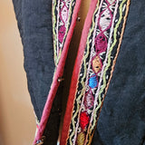 Vintage Embroidered Quilted Vest – Made in India