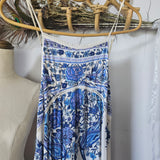 Spell Hotel Paradiso “Strappy Dress” in Bluebird&nbsp; Excellent condition | Size XS