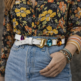 Vintage Secret South Pure Silk Floral Blouse  M/L