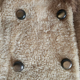 Vintage 70s Shearling Sheepskin Coat | Fits Size 10/12