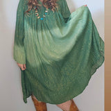 Vintage Indian Lurex Dress – One Size S/M/L
