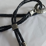 vintage mexican braided leather belt – xl