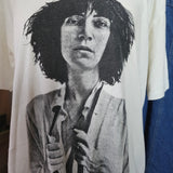 Patti Smith Vintage-Inspired Graphic Tee – White – Lectro Size L