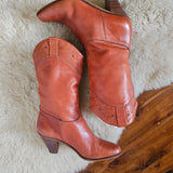 original vintage 1980s Catleia western boots 8.5