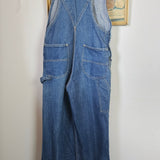 vintage lee denim overalls – classic mid wash – size 30 (best fit au 8–10)