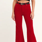 Rollas Eastcoast cord flares red 26/8