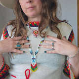Vintage 70s Mexican Knit Dress – Size Small / Medium