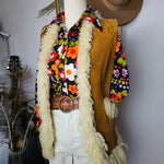 shearling vest