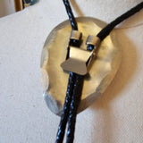 Vintage Navajo Silver Bolo Tie – Eagle, Turquoise & Coral
