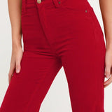 Rollas Eastcoast cord flares red 26/8