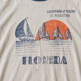 Vintage 70s/80s St. Augustine Florida Unisex Ringer Tee – Made in USA – Tagged L