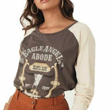 Spell Eagle Angels Abode Graphic Long Sleeve Tee xxs