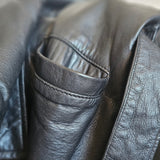 VINTAGE SIRICCO BUTTERY SOFT LEATHER JACKET — SIZE S