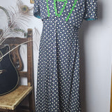 Vintage 1970s Maxi Dress & Jacket Set | Size Small 8/10