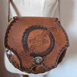 Vintage Tooled Leather Bag