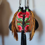 Lokoa Lads Embroidered Fringe Bucket Bag – BNWT