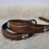 Vintage Gulf n’ Western Leather Belt size 42 unisex