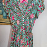 Spell Babushka Maxi Dress size small RARE