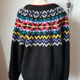 Vintage Wool Blend Retro Jumper – Size M
