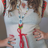 Vintage 70s Mexican Knit Dress – Size Small / Medium