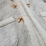 Vintage Shearling Sheepskin Coat – Rustic Cream 8/10