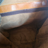 Vintage Patchwork Suede Backpack