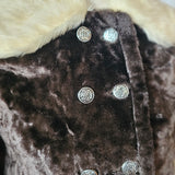 Vintage 70s Faux Fur Penny Lane Coat XXS