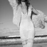 Chasing unicorns 🦄 crochet dress L 10/12