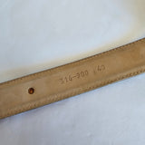 Vintage Escada Leather Belt – Tiger Head Medallions size 40