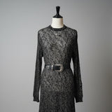 Rare Spell Early Days Black Open Back Knit Dress | Size M/L