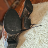 Bull Boxer Worn-In Military Style Leather Boots – Size 38