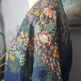 Manning Silver Silk Boho Tunic Dress – Size 8