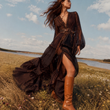 Vintage Tan Leather Knee-High Boots 7.5 B