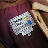 1970s Pioneer Wear Two-Tone Suede Jacket – Size 8