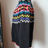Vintage Wool Blend Retro Jumper – Size M