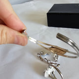 Vintage Navajo Sterling Silver & Turquoise Slave Bracelet – RB Sterling