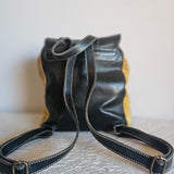 Vintage Patchwork Suede Backpack