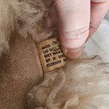 Custom Painted Sheepskin Suede Penny Lane Coat XS/S