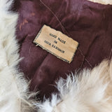 Vintage Afghan Fur-Lined Embroidered Coat – Burgundy / Brown – XS-S 8