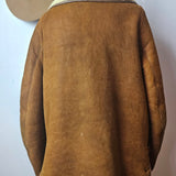 Morlands Brown Sheepskin Shearling Coat – Vintage Shearling Jacket Size 12