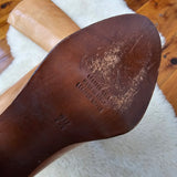 Vintage Tan Leather Tall Boots – Size 7.5