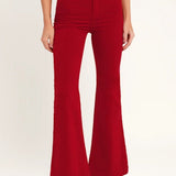 Rollas Eastcoast cord flares red 26/8