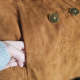 Stephen Dattner London / Melbourne Vintage Suede & Fur Coat — Size XS/S