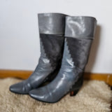 Vintage Italian Leather Western Boots – Size 35.5