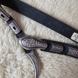 Vintage Aikane Black Leather Snake Belt – As Seen on Chasing Unicorns