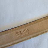 Vintage Escada Leather Belt – Tiger Head Medallions size 40