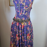 Urban Noir Floral Maxi Dress