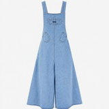 Vintage 70s Sam Young Denim Pinafore Overalls s/xs
