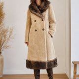 Vintage 70s Shearling Sheepskin Coat | Fits Size 10/12